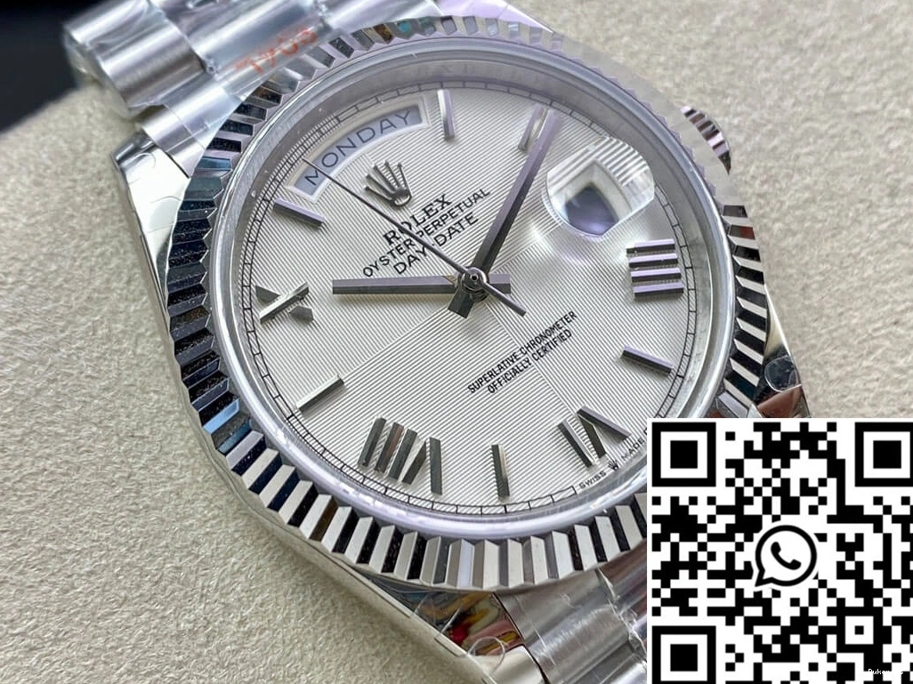 Rolex EW Factory Silver Date Dial Day 228239-83419 0123
